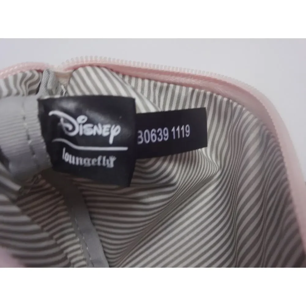 Disney Loungefly Mickey Minnie Canvas Zip Pouch NWT